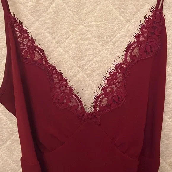 BCBG Maxazria Burgundy Jackie Romper - Picture 7 of 10